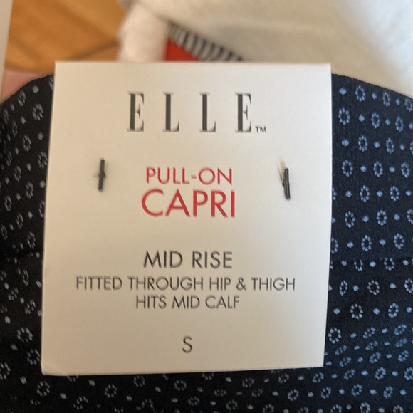 Elle Pull-On Capri Men d Rise - Picture 6 of 6